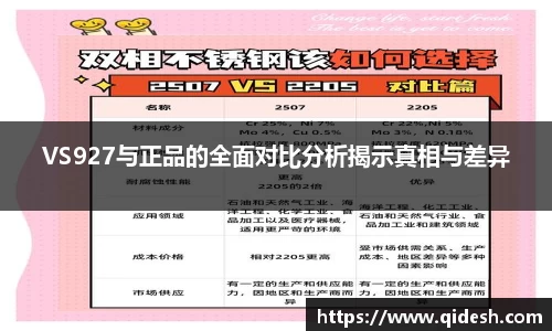 VS927与正品的全面对比分析揭示真相与差异